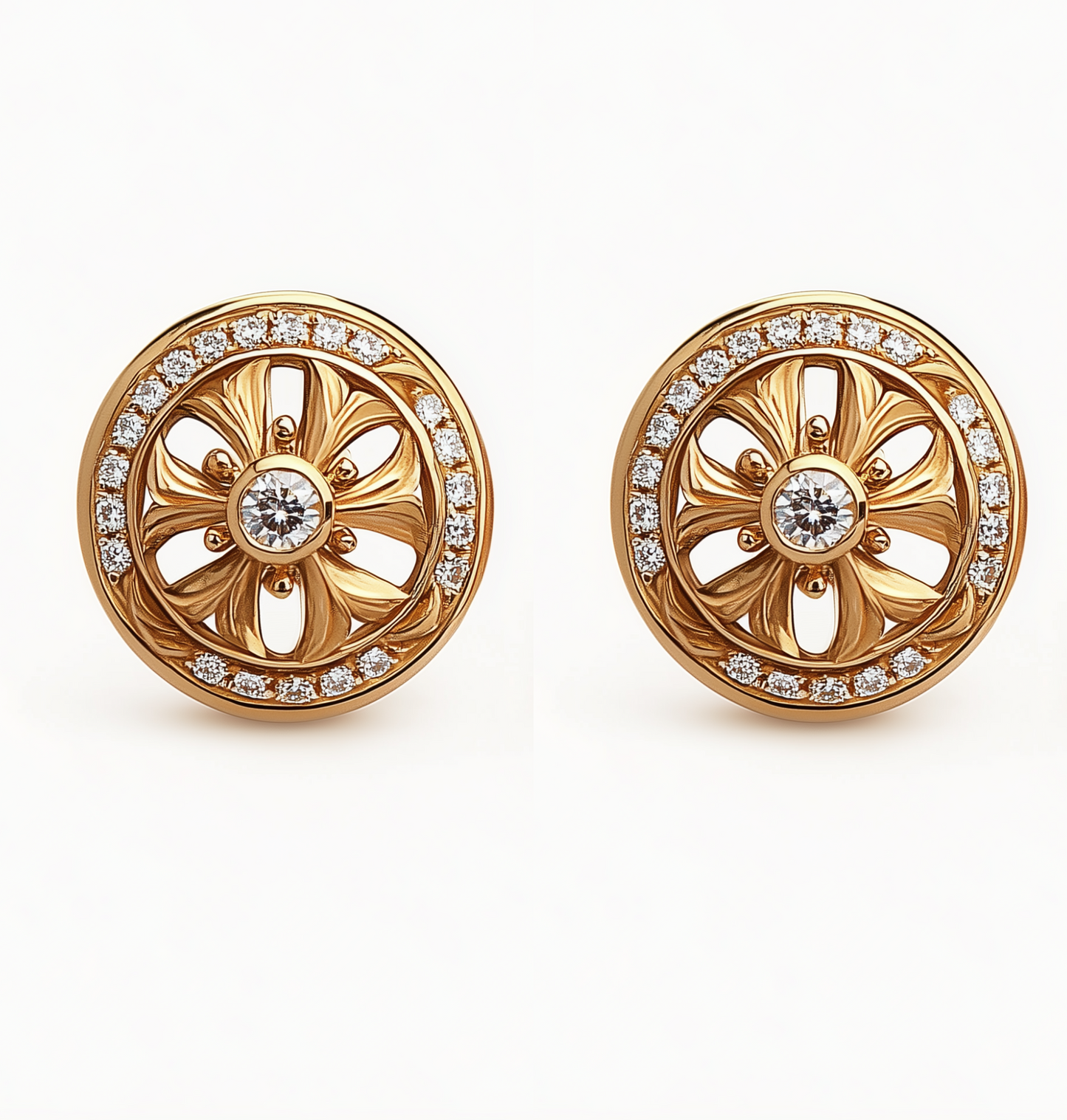 vintage sunburst studs