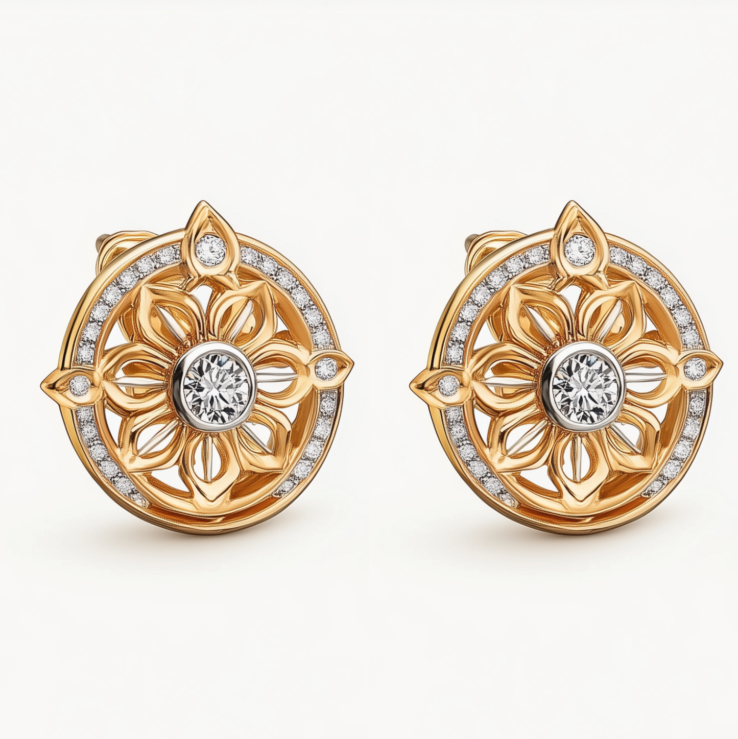 bloom stud earrings