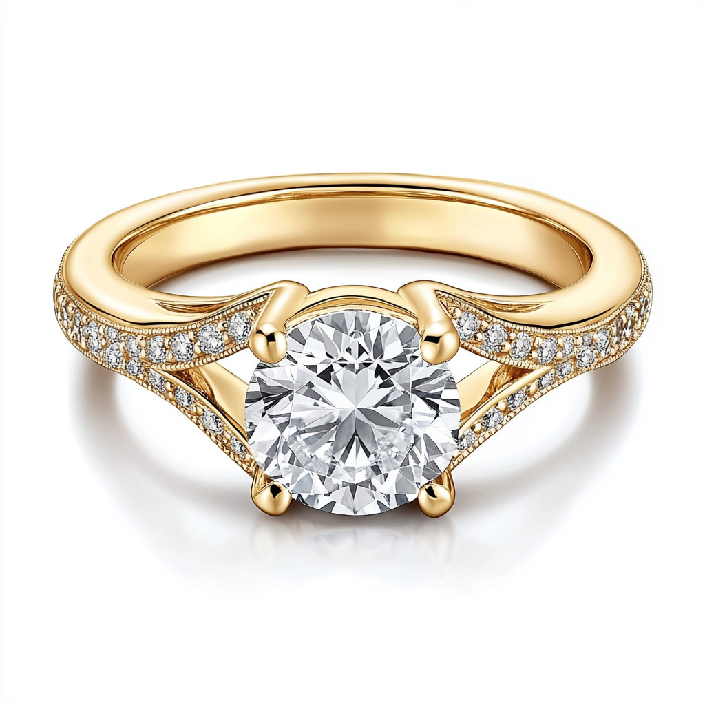 golden empress diamond ring