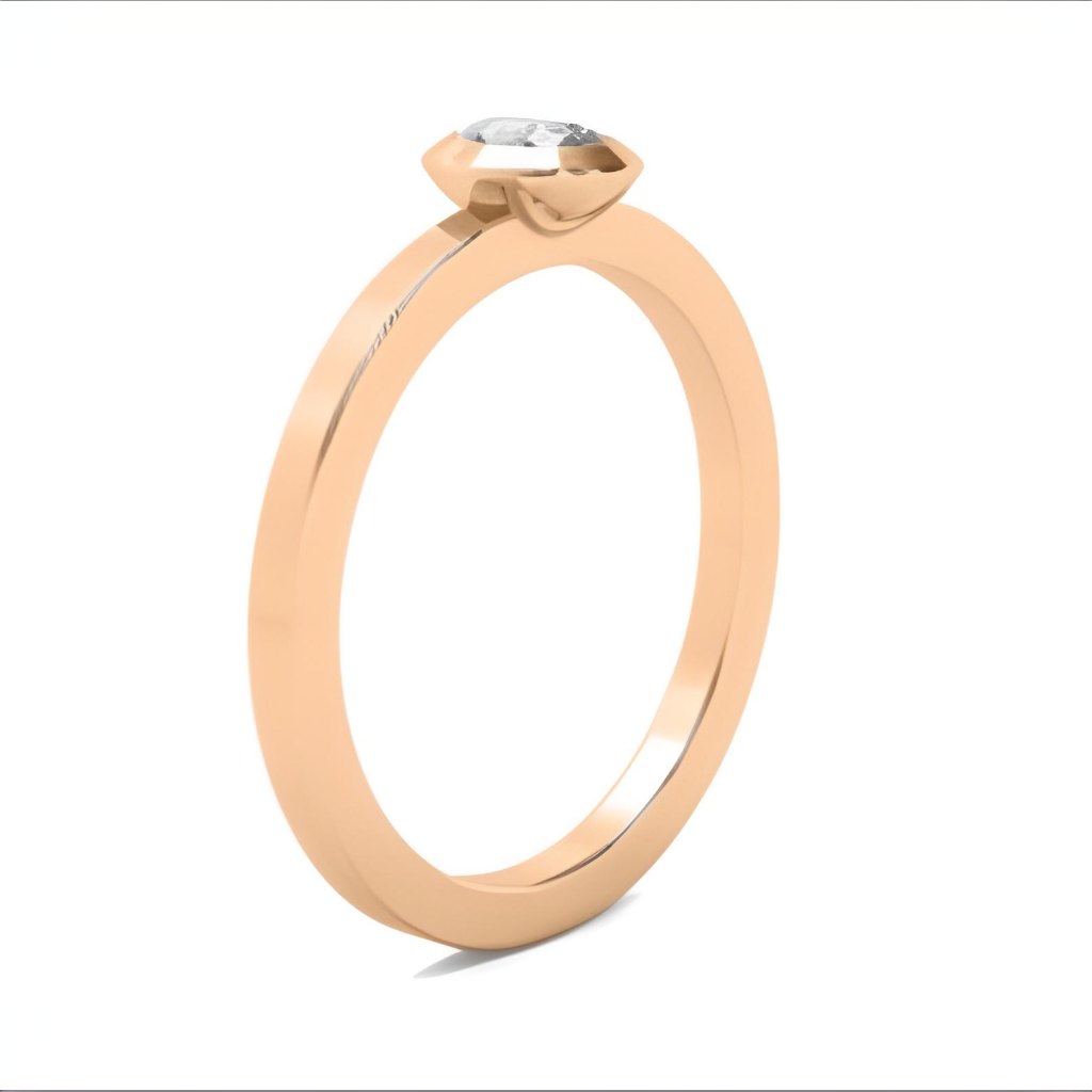 serene circle ring