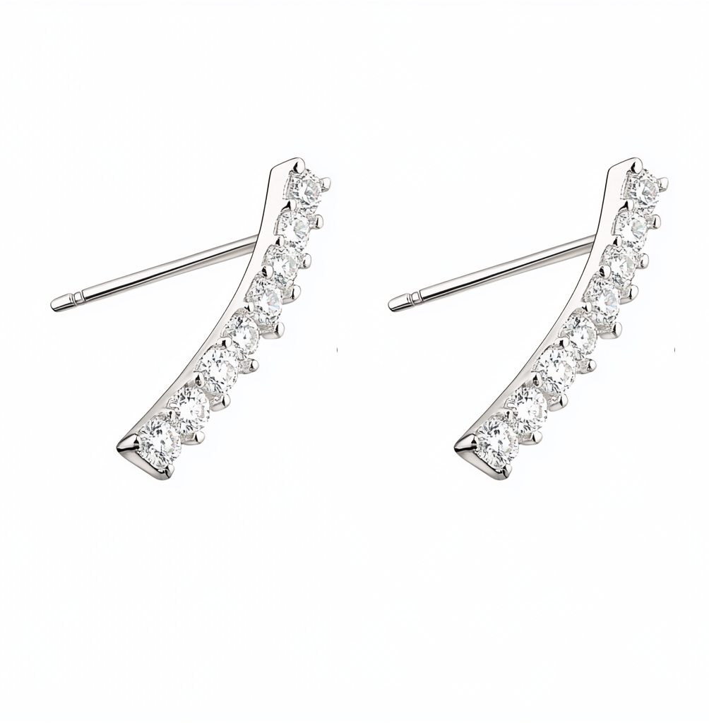 starlit arc earrings