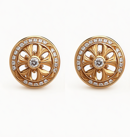 Vintage Sunburst Studs