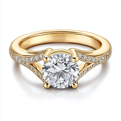 Golden Empress Diamond Ring