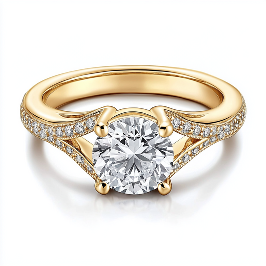 Golden Empress Diamond Ring