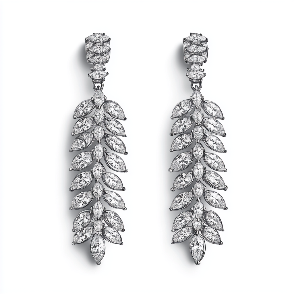 luxe laurel earrings