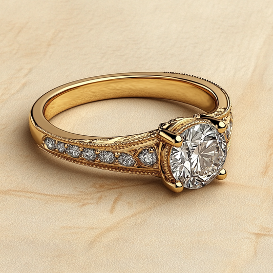 Victorian Majesty Diamond Ring