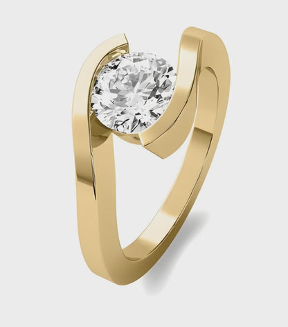 Infinity Curve Ring