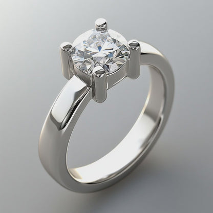 Imperial Grace Solitaire Ring